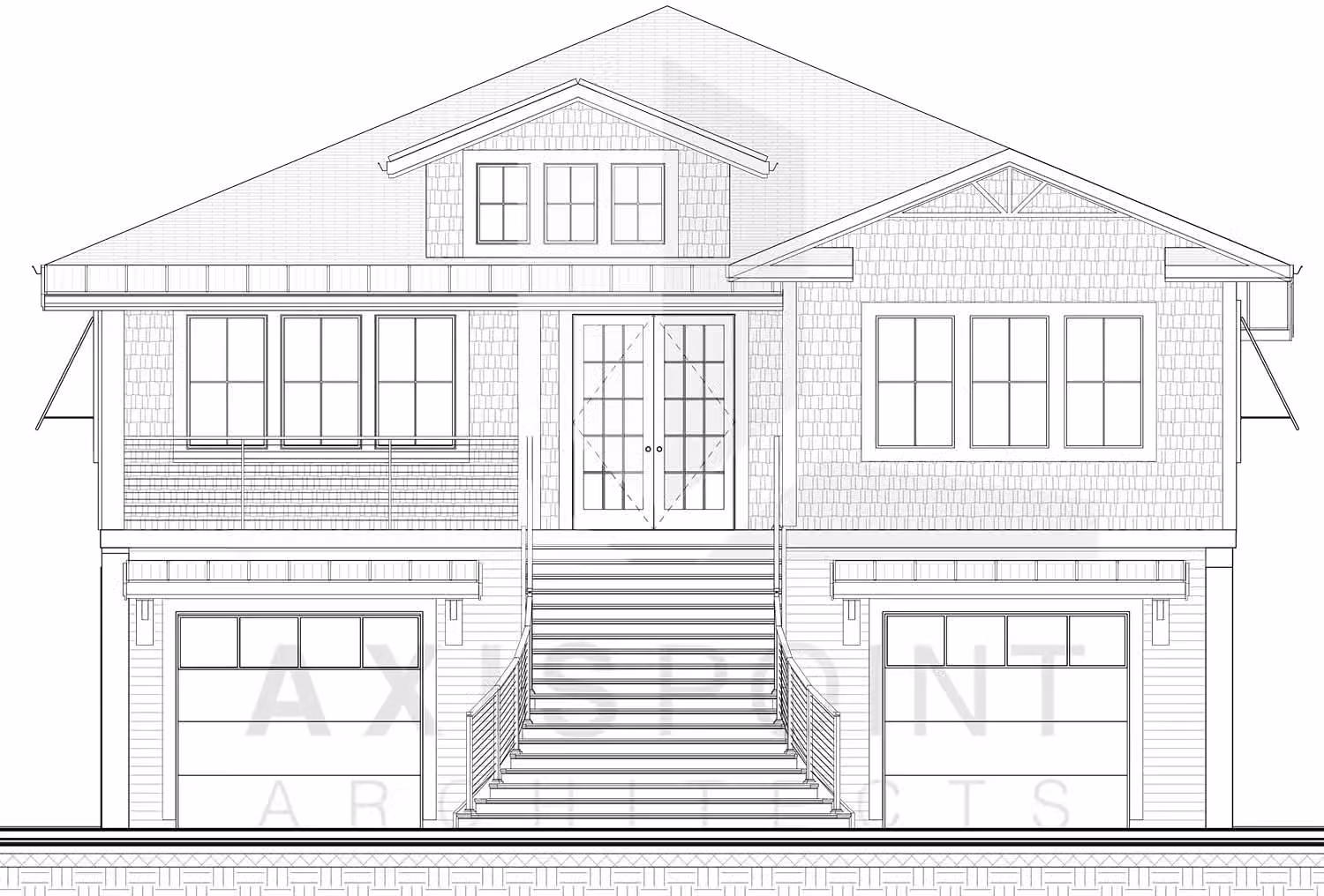 Beach House Front Elevation