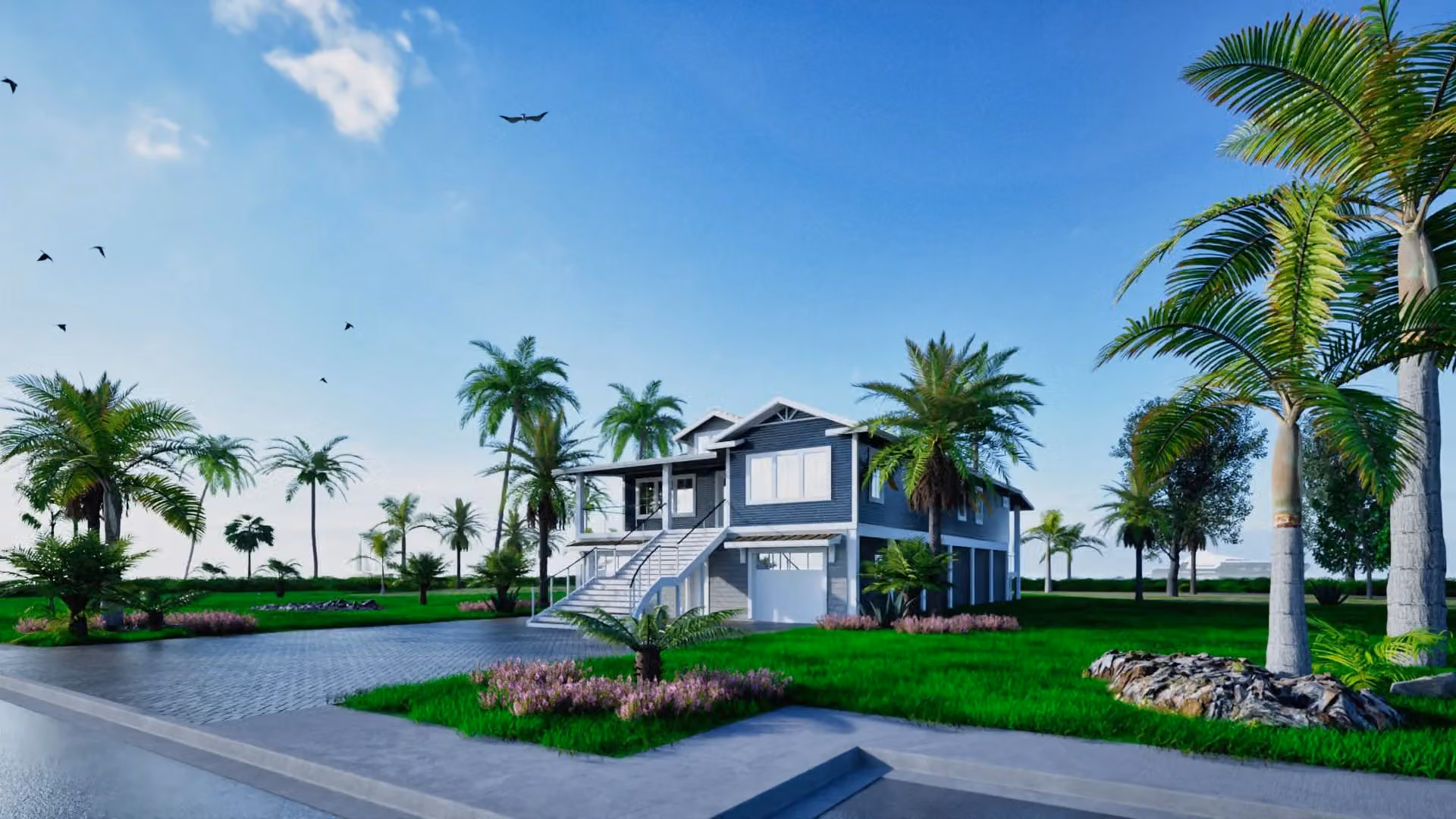 Beach House architectural rendering