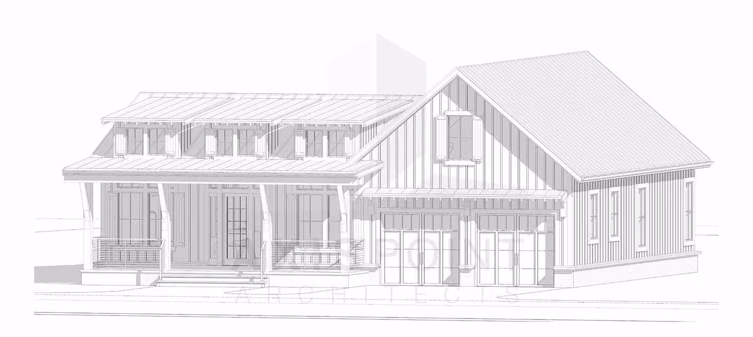 Modern Farmhouse 3D View