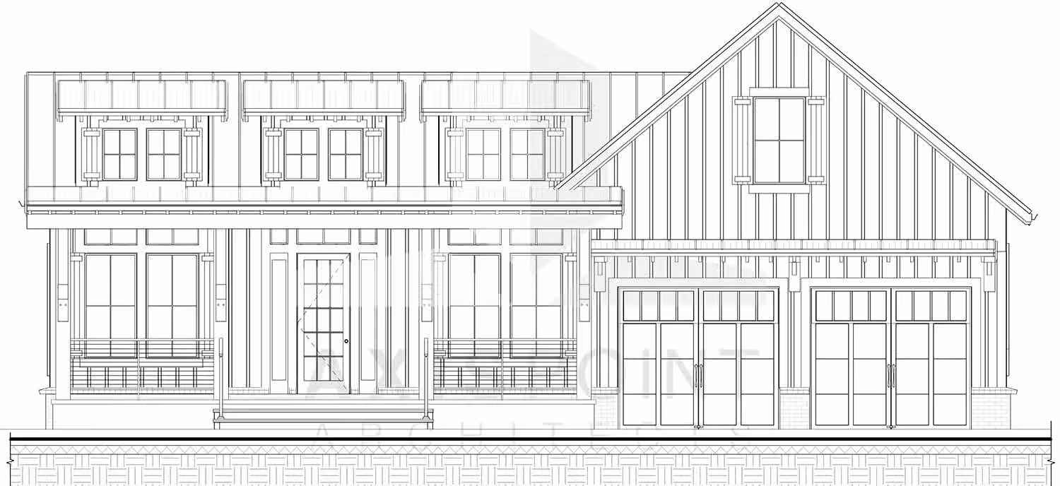 Modern Farmhouse Front Elevation