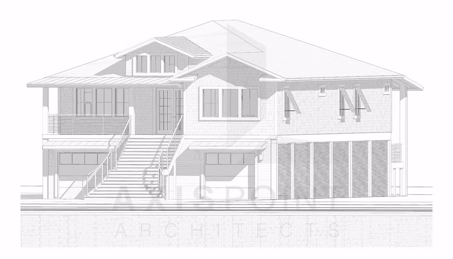Beach House 3D View